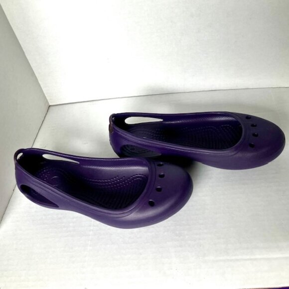 Crocs Kadee Ballet Flat Purple Women 7 - Picture 2 of 4